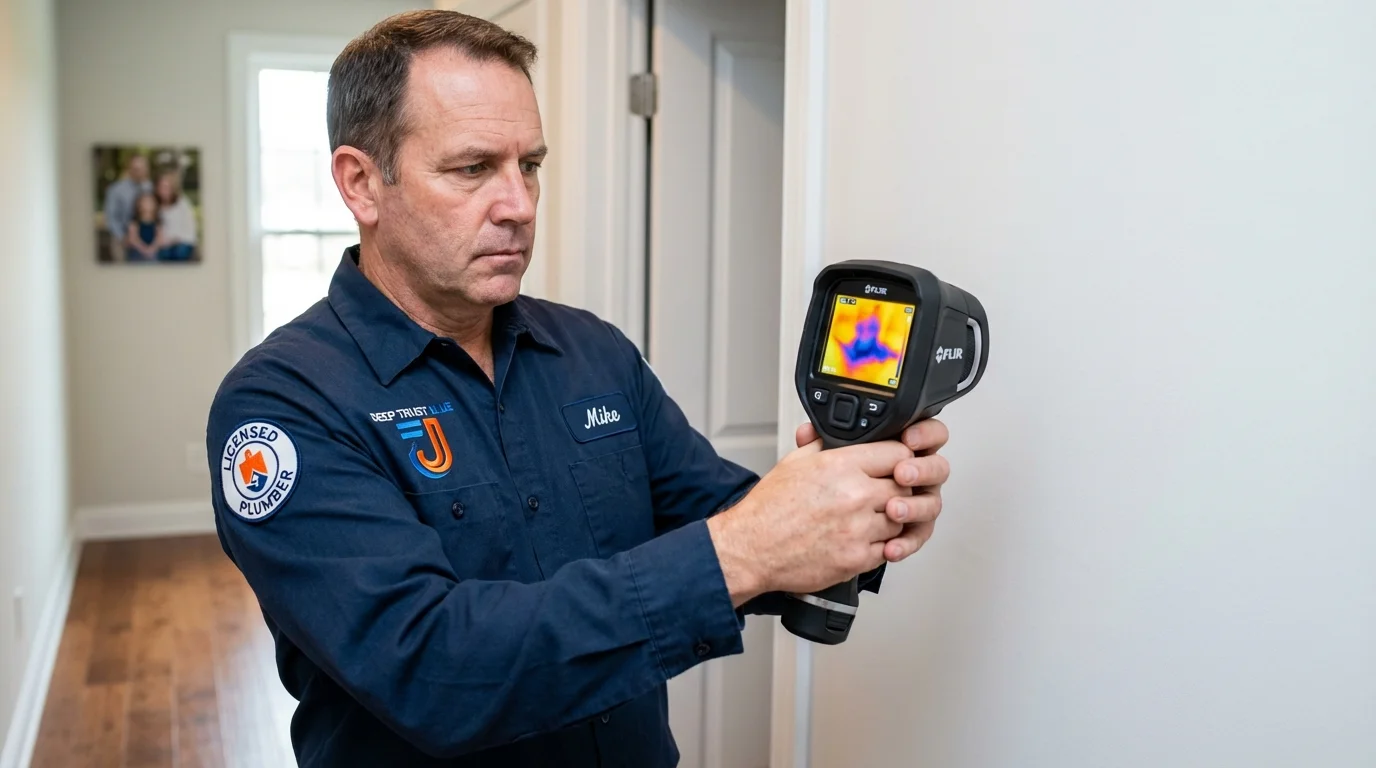 Thermal imaging leak detection by Johns Plumbing LLC in Kittitas